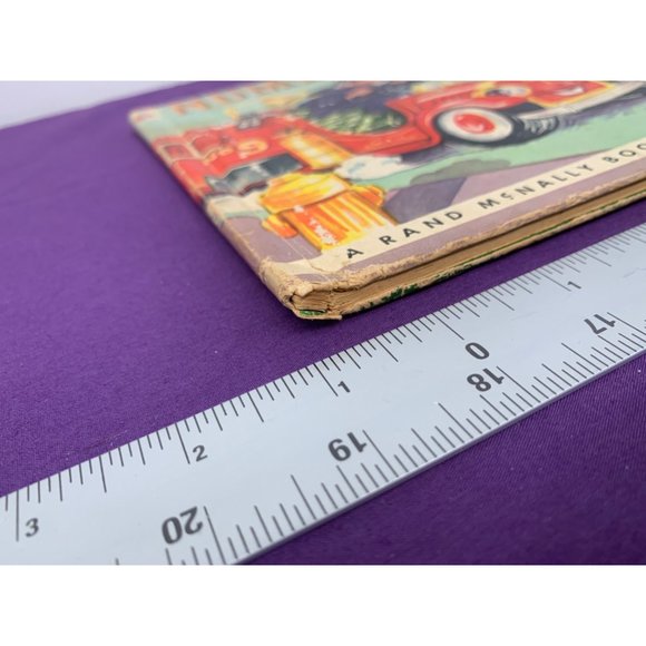 Number Nine The Little Fire Engine 1050 A Rand McNally Book Elf Book FAIR - Picture 2 of 10